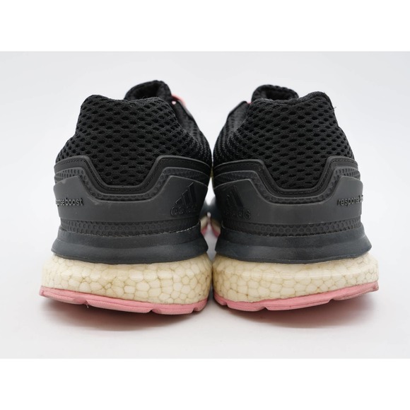 Adidas Running Shoes Womens 8.5 Response Boost 2 Techfit Black Pink Sneakers - Picture 9 of 11